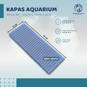 Kapas Busa Filter 8D Aquarium Akuarium Aquascape Media Filter Tebal