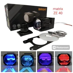 Projector Biled Matrix X1 Plus Devil IBRIGHT 1,5inc jauh dekat Flat cut Ze40