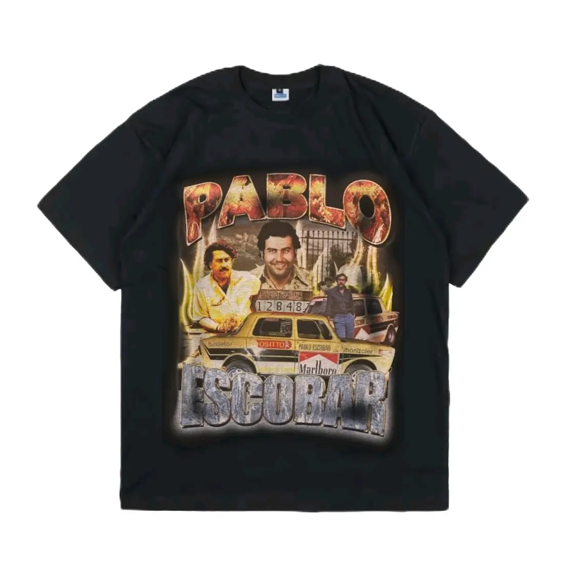 KAOS MUSIK/ BAND/ CASSUAL PABLO ESCOBAR VINTAGE PREMIUM