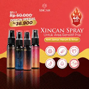 TERLARIS - Xincan Perlindungan Anti Bacterial Aromatic Hygiene Care Spray - Efektif Perawatan Tubuh Pria XINCAN Spray Cooling Perawatan Pribadi Pria - Aroma Segar mengurangi Gatal akibat jamur Mencerahkan