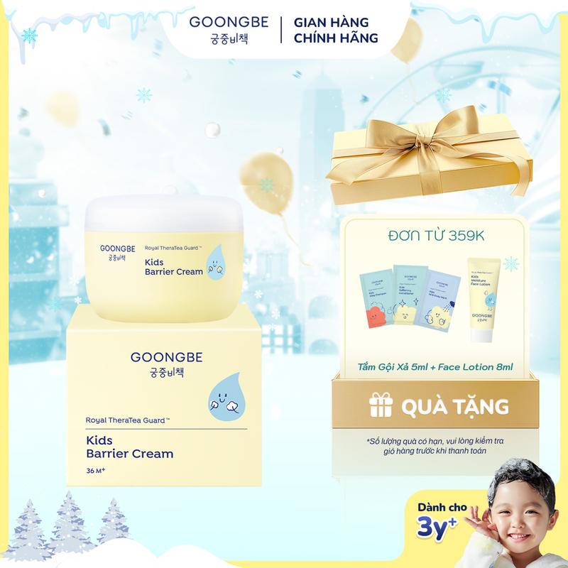  Kem Dưỡng Ẩm Chuyên Sâu GOONGBE Kids Barrier Cream Dành Cho Mặt & Body Giúp Da Ẩm Mượt Mềm Mại 180ML 