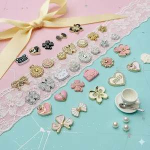 ( BELI 3 PCS DISKON 50% ) Hiasan Sandal Lubang DIY Aksesoris Pin Sandal Wanita Dan Anak Lucu Murah