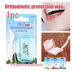 Lilin behel ortho wax lilin pelindung gigi Aroma buah lilin behel ortho Kawat gigi dan lilin kawat
