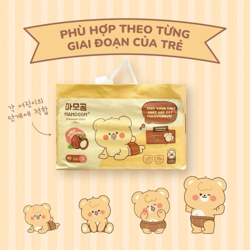  Bỉm Mamogom Premium care đủ size cho bé 