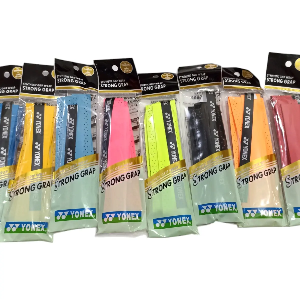 Grip Karet Yonex Raket Badminton Tulang Strong Grap Synthetic - Lebar 25mm, Panjang 1100mm, Tebal 0.6mm