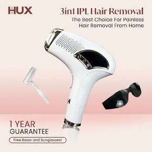 HUX 3in1 IPL Hair Removal Laser Epilator - Laser Perontok Bulu