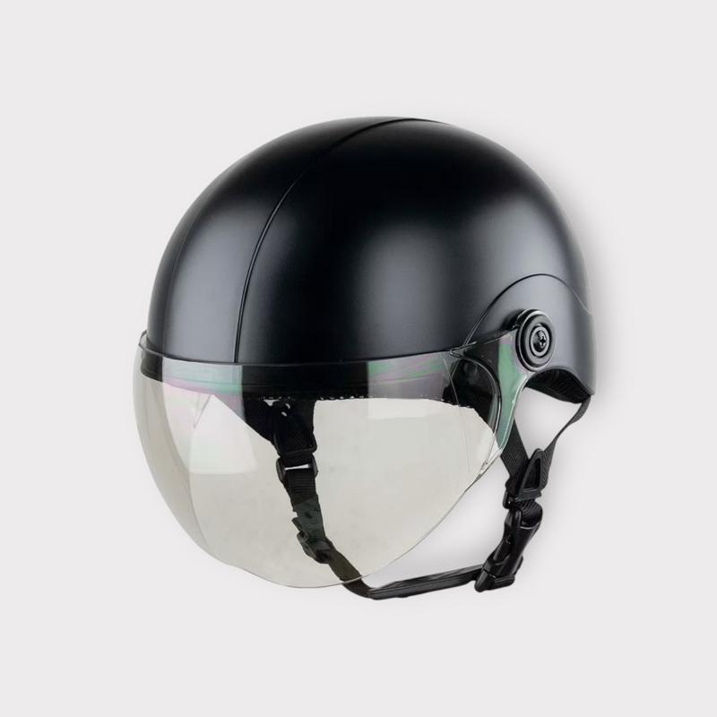 Nón Bảo Hiểm Sơn Nữa Đầu Có Kính Cao Cấp, Mũ Bảo Hiểm 1/2 Có Kính Chính Hãng Hợp Nam Nữ, Mũ Bảo Hiểm Chống Bụi Và Tia UV nontrum