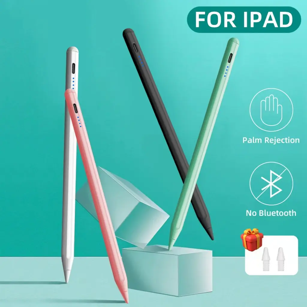 Stylus Pen air3/4/5 mini5/mini6 9th/10th/6th/7th/8th Gen pro11 Upgraded With Palm Rejection Magnetic Function Pencil for ipad 2018-2022 above
