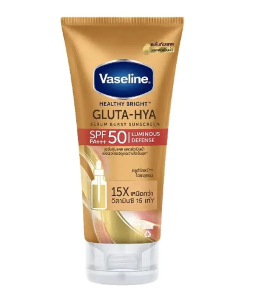 Vaseline Gluta-HYA Serum Burst Sunscreen SPF50 PA+++