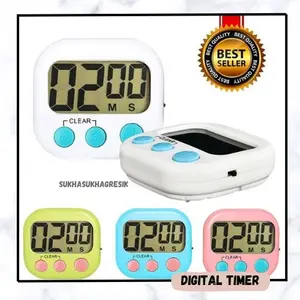DIGITAL TIMER Stopwatch Pengatur Waktu | Alarm Saat Baking, Memasak, Masker Wajah, Olahraga, dll