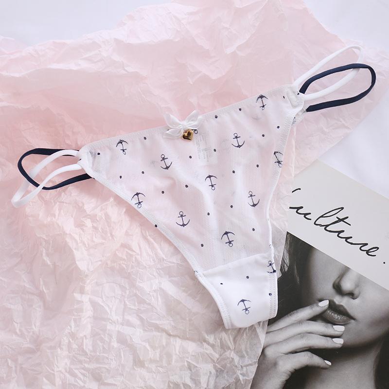 Product Introduction of Sexy Women Thongs Panties Sexy Mesh Transparent Solid Color Low-Rise Seamless Underwear Cute Girls Ladies Mesh T-Back T-String 21