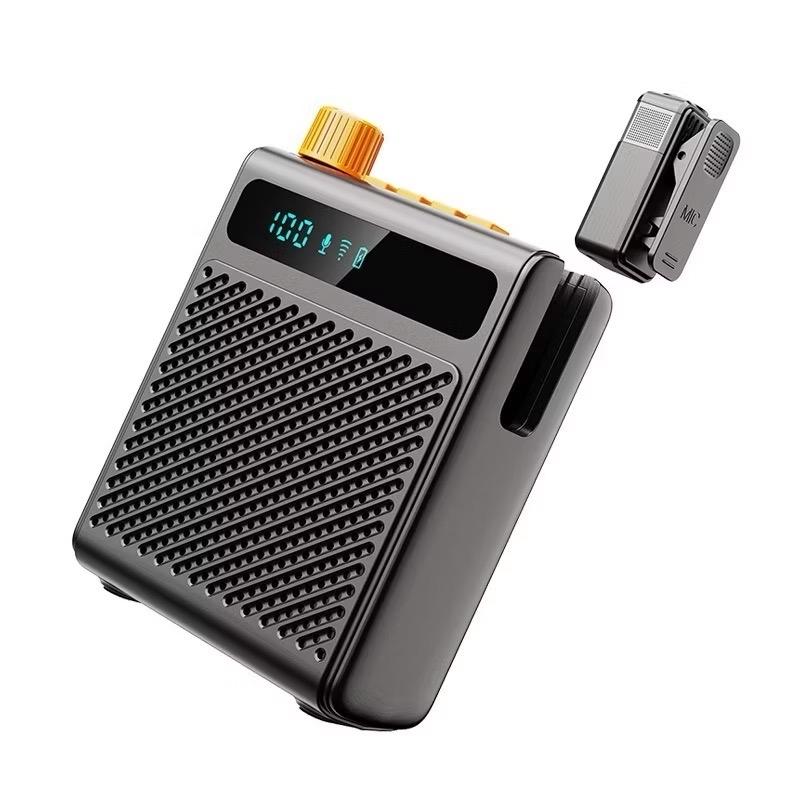 Loa Trợ Giảng Không Dây KY300 Míc Lavalier 15g Chống Hú DSP Bluetooth 5.4 Pin 25 Giờ Loa Chuyên Dụng