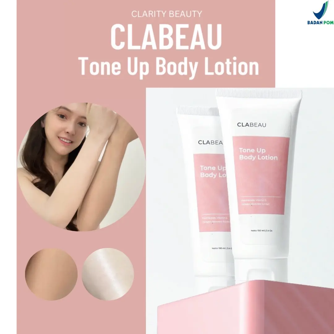 [BPOM] CLABEAU Clarity Beauty Tone Up Body Lotion