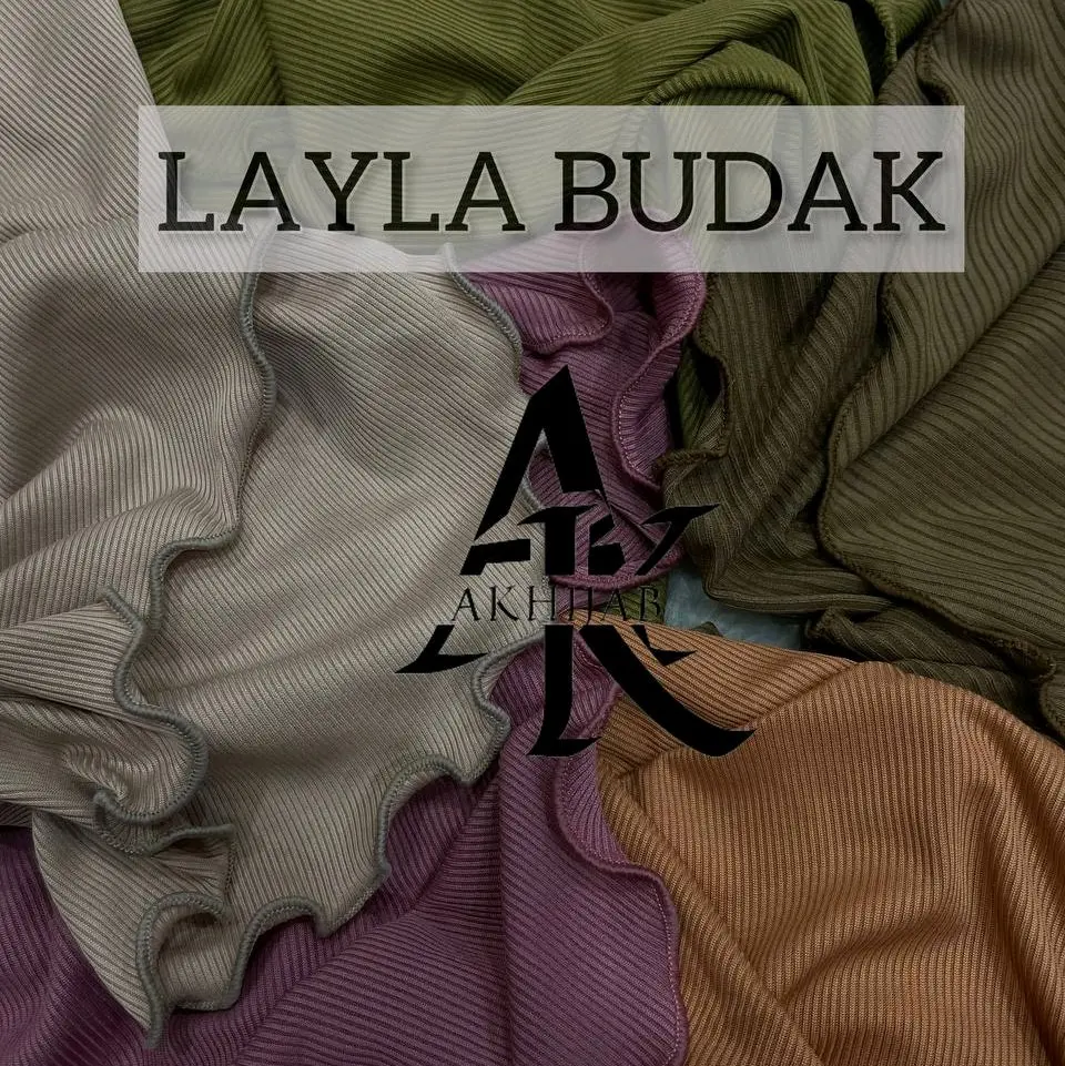 SARUNG LAYLA INNER BUDAK PLAIN RANDOM COLOUR 2.0
