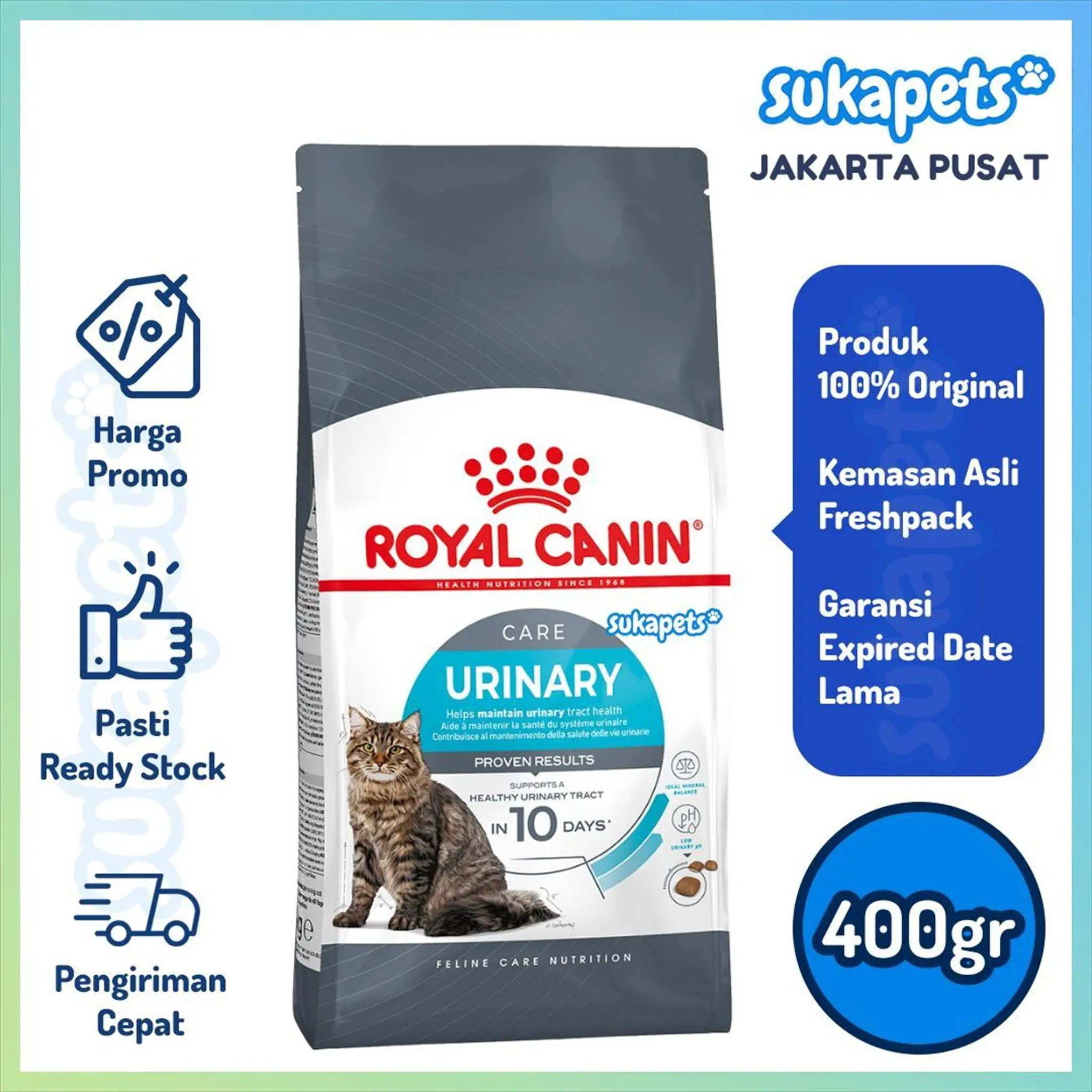 Royal Canin Urinary Care Makanan Kucing Dewasa 400gr