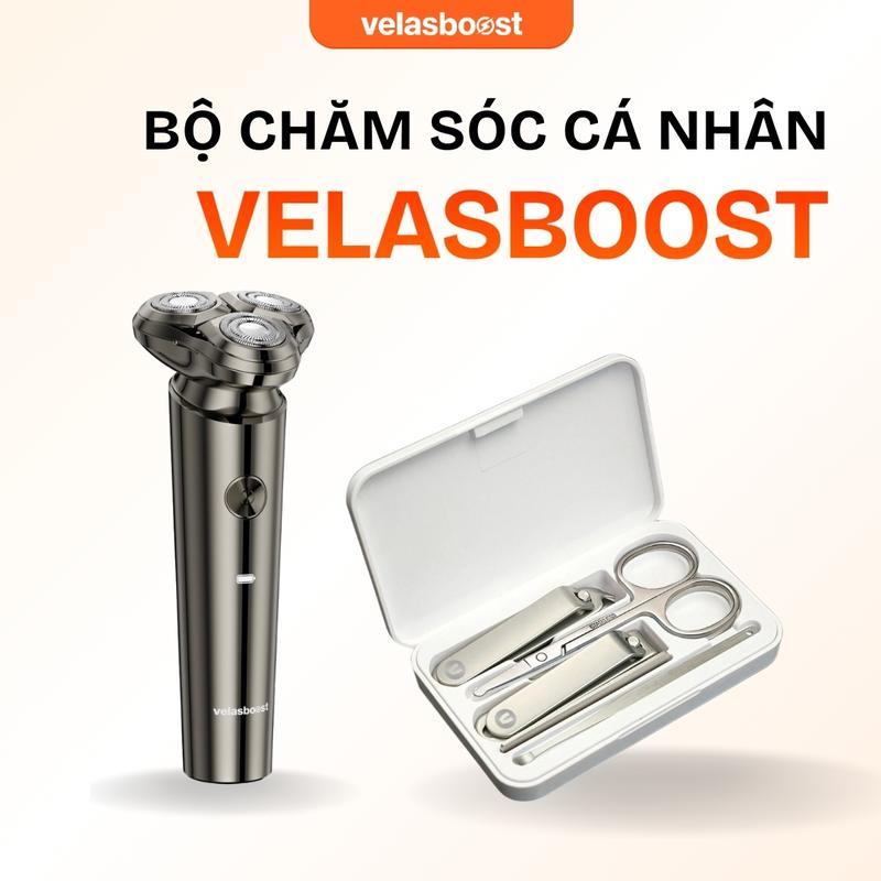 Bộ chăm sóc sức khỏe velasboost: Máy cạo râu MAG-S2 + Bộ dụng cụ vệ sinh móng tay Essential