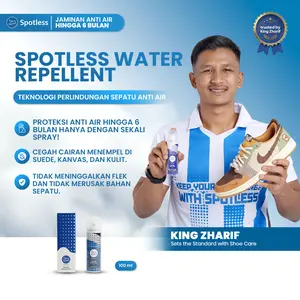 Spray Anti Air Sepatu - Spotless Water Repellent Efek Daun Talas Hingga 6 Bulan