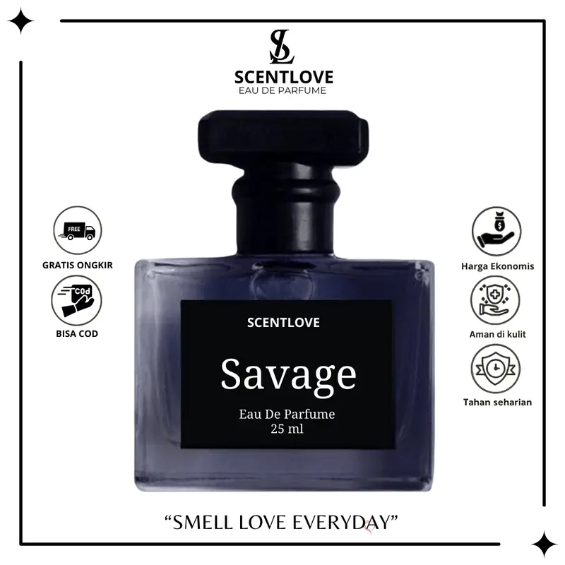 Beli 1 Gratis 1 Parfum Pria Wanita Scandal Bloom Black Opvm Aurora Savage Eros Eau De Parfume 25 ML Unisex Parfum tahan 24 jam Perfume Wangi Orange 7