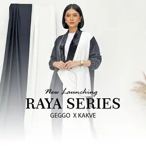 GEGGO X KAKVE - RAYA SERIES by Geggo Woman - New Stelan Lebaran Kaftan Dress Lebaran Bahan Katun Gamis lebaran