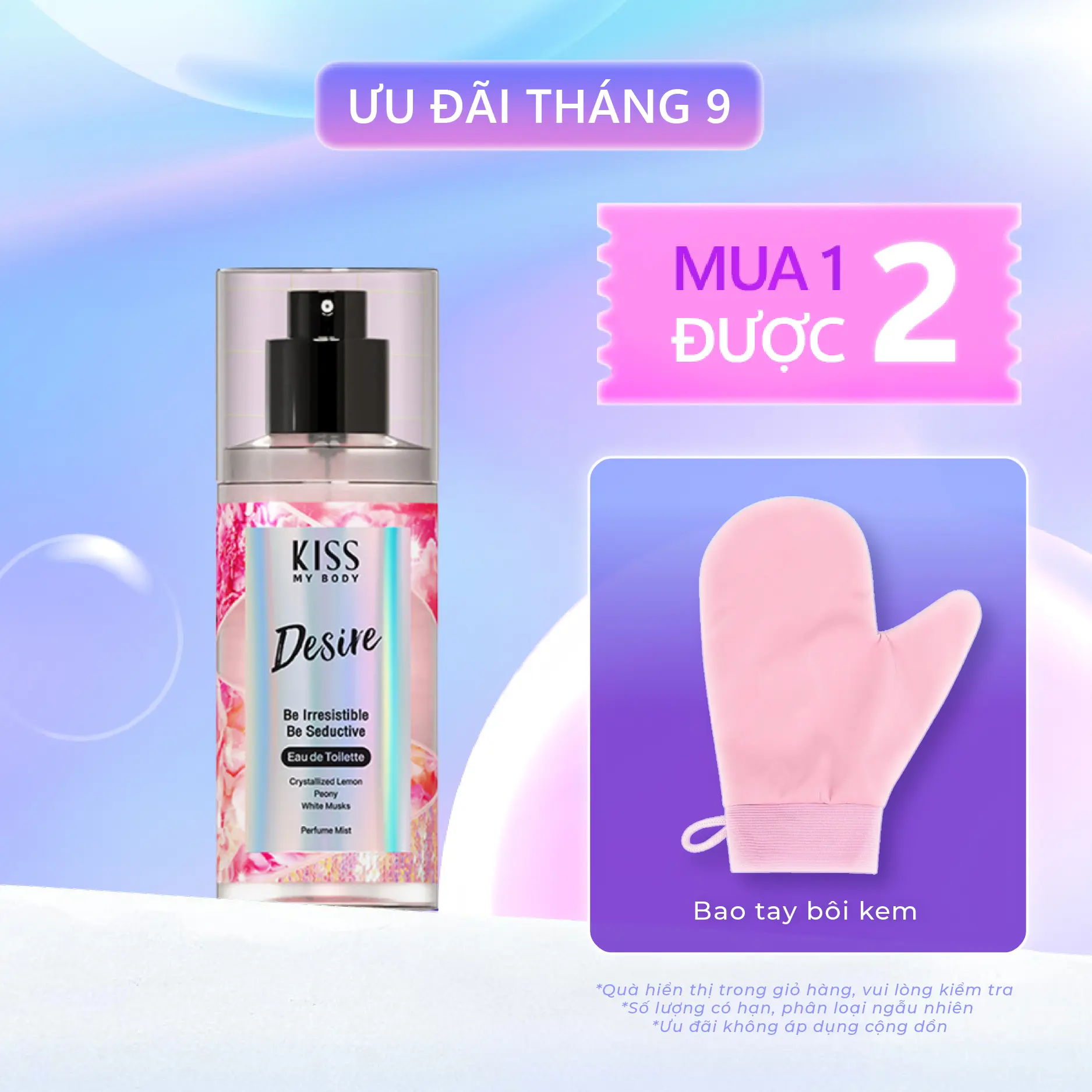 XỊT THƠM TOÀN THÂN HƯƠNG NƯỚC HOA KISS MY BODY PERFUME MIST - 88ml