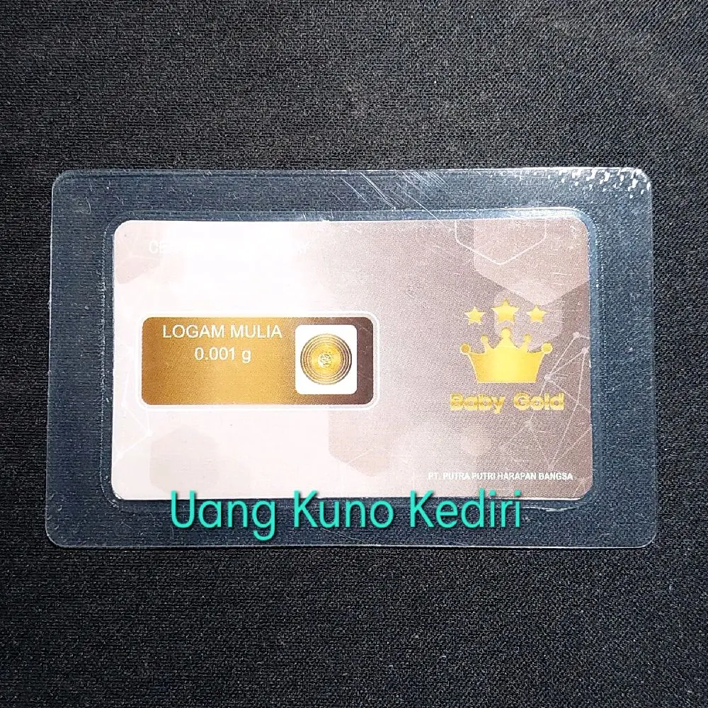 Bullion Soft Baby Gold Logam Mulia 0.001 Gram