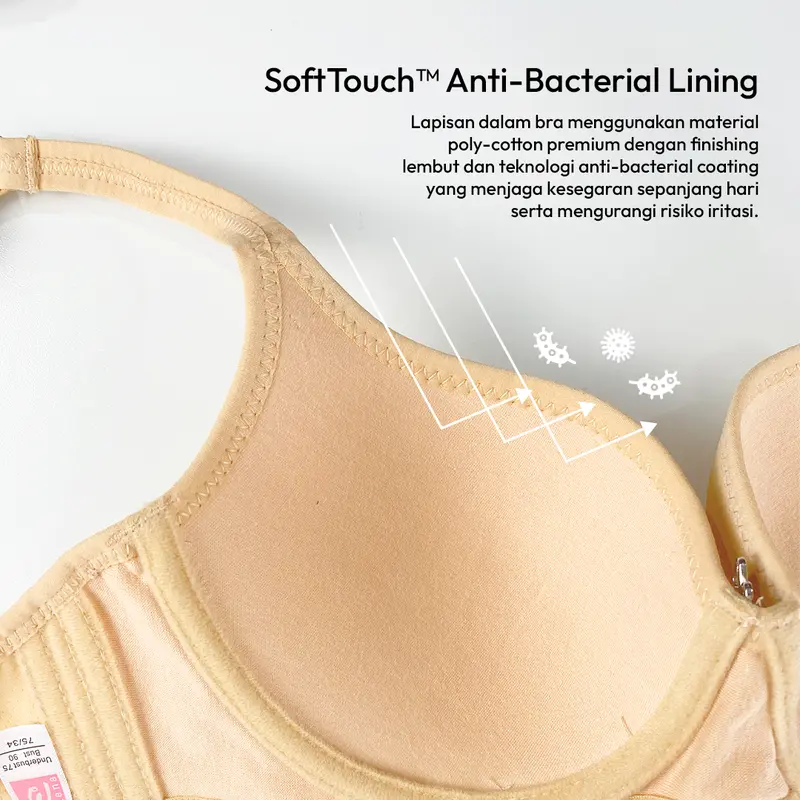 Elena wired Bra kawat Pakaian Dalam Wanita Busa Tipis 34B - 40B E 24408 6