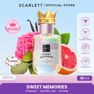 Scarlett Whitening Eau De Parfum Sweet Memories 30ml Perfume Wangi