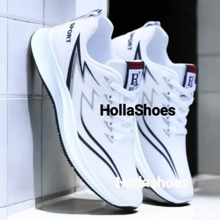 PROMO GRATIS ONGKIR TERMURAH - SEPATU SNEAKERS KASUAL PRIA WANITA CEWE COWO HOS-4 KEREN KECE SPORT RUNNING OUTDOOR