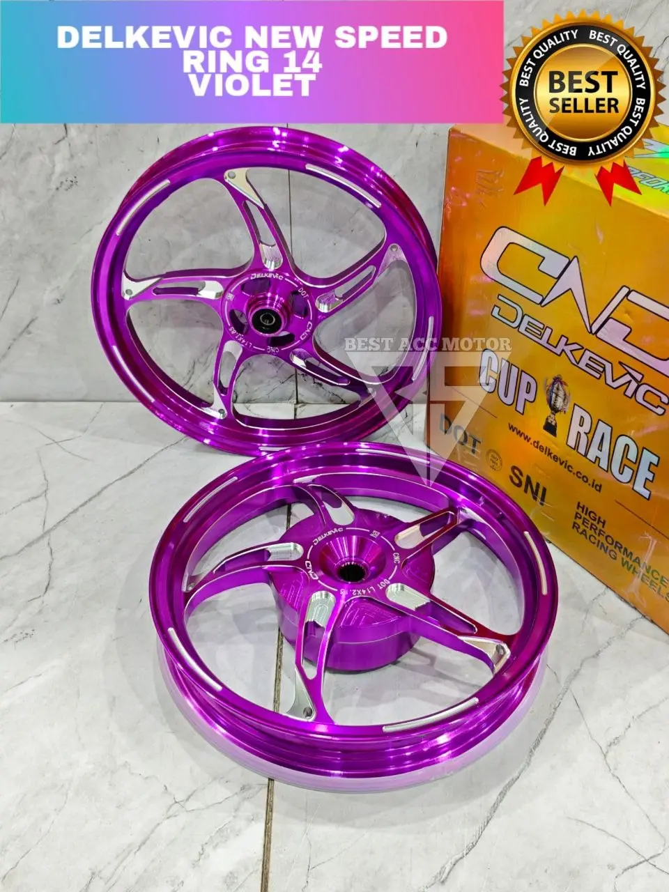 VELG DELKEVIC NEW SPEED BEAT MIO SPORTY Vario 110 vario 125-150 VARIO 160 CBS STYLO CBS Beat Scoopy MIO M3 Genio Original VELG DELKEVIC NEW SPEED BINTANG LAUT MIO VARIO VELG BINTANG LAUT NEW SPEED