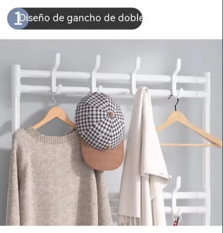 Zapatero Para Armario,organizador De Zapatos Con Sombrero, Perchero, Estante De Entrada Para Almacenamiento - Foto 4