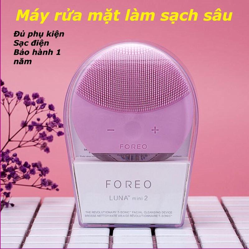Máy Rửa Mặt Foreo Luna Mini 2 Máy Massage Mặt Sóng Âm Cao Cấp