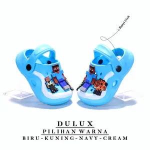 New Dulux Sandal Anak Laki Laki Model Selop Tali belakang Bunyi Citcit Saat Di Injak Karakter Viral Roblox