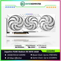 Gambar Sapphire PURE Radeon RX 9070 16GB GDDR6 Gaming OC - TRIPLE FAN dari Enter Komputer Official Kota Administrasi Jakarta Pusat 1 Tokopedia