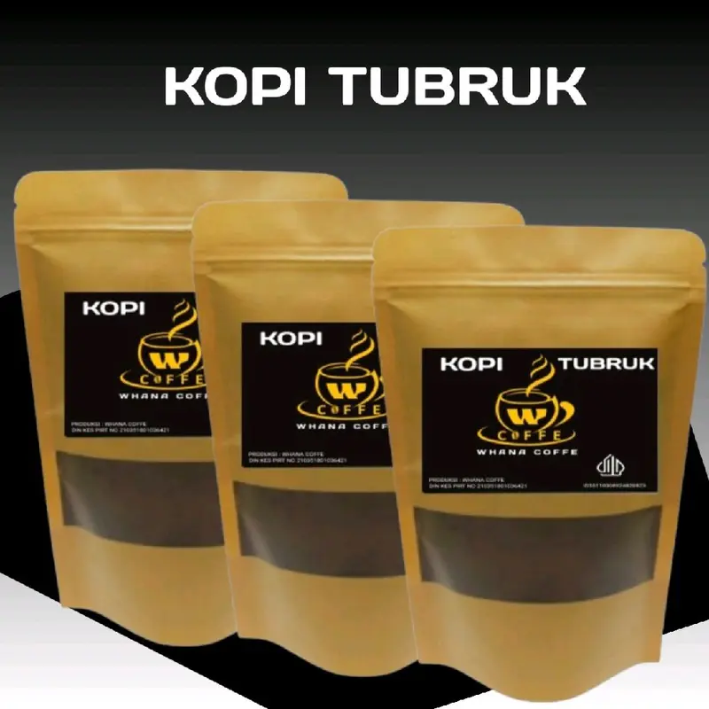 Kopi Tubruk murah kemasan 250G Robusta Coffee 4