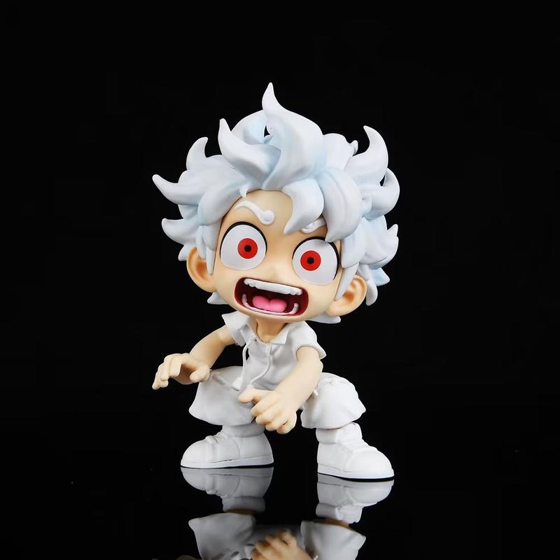 Mô hình Luffy Gear 5 phiên bản AI ngạc nhiên siêu cute cao 14 cm - Đồ Chơi Toy Anime Decor Sưu tầm MOHI
