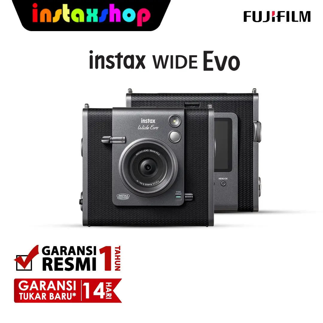 Fujifilm Instax WIDE EVO Hybrid Instant Camera Digital Wide