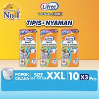 Gambar Lifree Popok Dewasa Celana Tipis & Nyaman Bergarak - XXL 10 - 3 PACK dari Lifree Official Store Kota Cirebon 1 Tokopedia