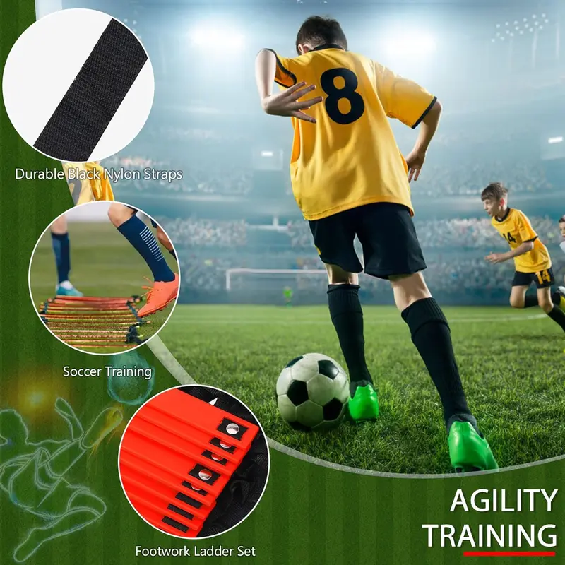Agility Ladder/Pelatihan Kecepatan/Alat Buat Latihan Bola 5