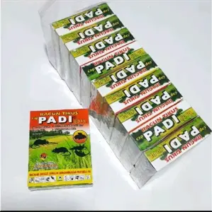 10 box pembasmi hama tikus cap padi @100 sashet