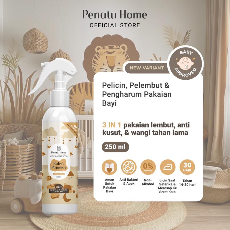 Pelicin, Pelembut Setrika & Parfum Laundry Bayi - BABY PAJAMAS 0