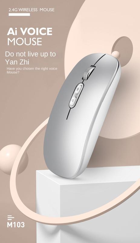 Product Introduction of เมาส์อัจฉริยะ AI โหมดคู่ ชาร์จใหม่ได้ พร้อมไวยากรณ์ของเสียง แปลภาษา การพูดและการกดพิมพ์ 0
