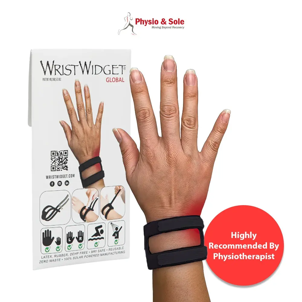 WristWidget Adjustable Wrist Brace for TFCC Tears, One Size Fits Most, For Left & Right Wrists, Relieves Ulnar Pain, Supports Exercise & Weight-Bearing