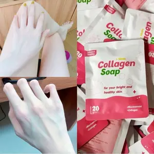 SABUN COLLAGEN 20gr BPOM best Mencerahkan dan meratakan warna kulit lulur  mencerahkan