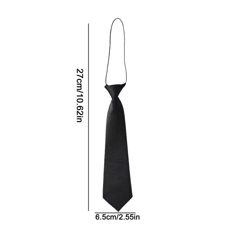 Product Introduction of Boys Satin Elastic Neck Tie For Wedding Prom Christening Kids Ties Children V9C4 26