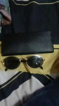 Product Review of Kacamata Hitam Wanita Fashion Oval ABL9000PR Full Set Box dan lap Sunglasses from W** 0