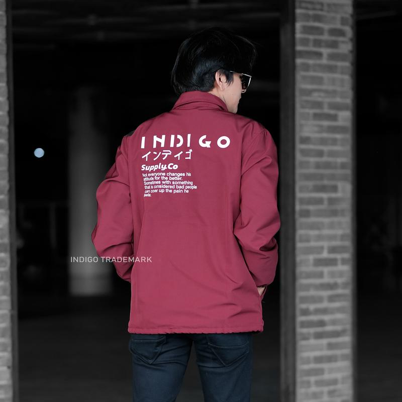 JAKET PARASUT COACH PRIA JEPANG Logo Sablon 2