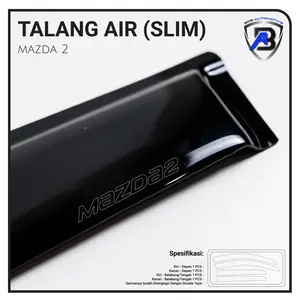 Talang Air Pintu Mobil Mazda 2 2009 - 2014 Model Slim 4 Pintu