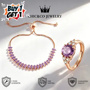 [BUY 1 GET 1] cincin gelang harian zircontitanium gelang & bangle CHIC&CO AdjustableAksesoris anti luntur anti perubahan warna Garansi 1 Tahungelang tangan 237 SL21