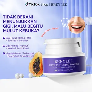 [HOT] [OFFICIAL] [gigi putih]BREYLEE Teeth Whitening Powder 30gr/55gr [1Pcs/2Pcs]pemutih gigi kuning / Probiotik /Pemutih Gigi Mutiara /pembersih karang gigi/menghilangkan kalkulus gigi /memperbaiki gigi kuning /menghilangkan bau mulut /Gusi /Memutihkan