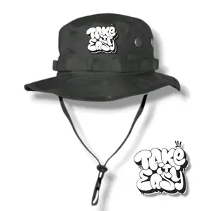 Topi rimba take it easy topi outdoor hat dewasa pria wanita remaja topi kupluk topi kekinian adventure